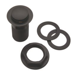 Highlife Bathrooms Slotted Pop Up Mini Basin Waste Matt Black 60mm