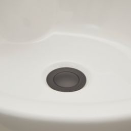 Highlife Bathrooms Slotted Pop Up Mini Basin Waste Matt Black 60mm