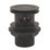 Highlife Bathrooms Slotted Pop Up Mini Basin Waste Matt Black 60mm