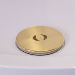 Top-Fix  Shower Waste Brushed brass 90mm