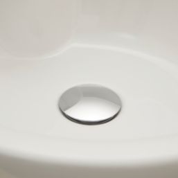 Highlife Bathrooms Unslotted Pop Up Domed Basin Waste Chrome 60mm