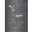 Mira Apt Rear-Fed Exposed Chrome Thermostatic Shower