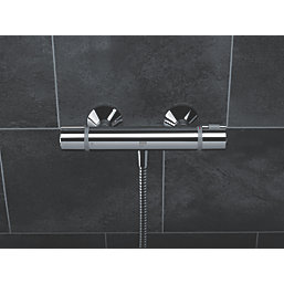 Mira Apt Rear-Fed Exposed Chrome Thermostatic Shower