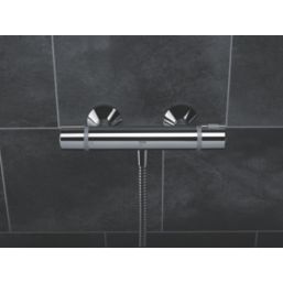 Mira Apt Rear-Fed Exposed Chrome Thermostatic Shower