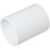 FloPlast  Straight Couplers 40mm x 40mm White 5 Pack