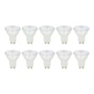LAP Narrow Beam Angle  GU10 LED Light Bulb 345lm 2.5W 10 Pack