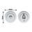 Carlisle Brass  Standard WC Thumbturn Set Polished Chrome 50mm