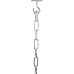 Essentials Welded Matt Silver Chain 5mm x 10m