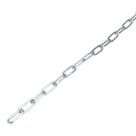 Essentials Welded Matt Silver Chain 5mm x 10m
