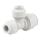 JG Speedfit  Plastic Push-Fit Reducing Tee 15mm x 10mm x 10mm