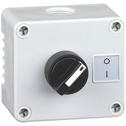 Hylec 1DE.01.08AG-SF 10A Double Pole Rotary Standard Lever Selector Switch NO/NC