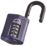 Squire  Water-Resistant  Combination  Padlock Blue 40mm