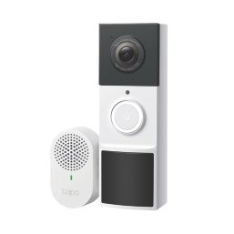 TP-Link Tapo D210 Wireless Smart Video Doorbell
 Black and White