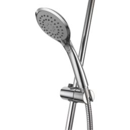 Aqualisa Sierra Safe Touch Rear-Fed Exposed Chrome Thermostatic Bar Mixer Shower
