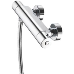 Aqualisa Sierra Safe Touch Rear-Fed Exposed Chrome Thermostatic Bar Mixer Shower