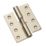 Smith & Locke Satin Nickel  Rising Butt Hinges 100mm x 103mm 2 Pack