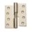 Smith & Locke Satin Nickel  Rising Butt Hinges 100mm x 103mm 2 Pack
