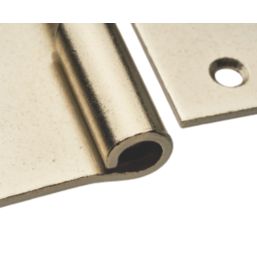 Smith & Locke Satin Nickel  Rising Butt Hinges 100mm x 103mm 2 Pack