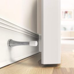 Smith & Locke Cylinder Door Stops 24 x 79mm Polished Chrome 3 Pack