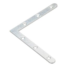 Essentials Angle Plates Silver 100mm x 100mm x 22mm 10 Pack