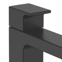 Hansgrohe Vernis Shape Matt Black 112mm Cloakroom Lever Mono Basin Mixer Tap