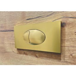 ETAL Porto Dual-Flush Rectangular Plate Brushed Brass