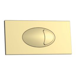 ETAL Porto Dual-Flush Rectangular Plate Brushed Brass