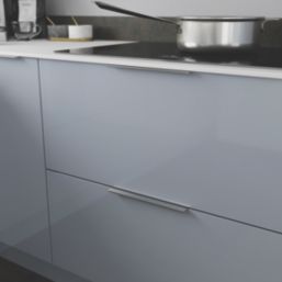 Essentials Pequin Strip Handles Brushed Nickel 250mm 2 Pieces