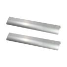 Essentials Pequin Strip Handles Brushed Nickel 250mm 2 Pieces