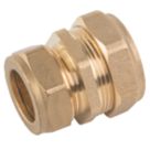 Midbrass  Brass Compression Reducing Coupler 3/4" x 1/2"