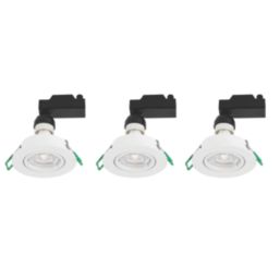 Sylvania Sylspot Platinum Kit Fixed  LED Warm White Downlights White 2W 360lm 3 Pack