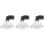 Sylvania Sylspot Platinum Kit Fixed  LED Warm White Downlights White 2W 360lm 3 Pack