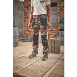 Site Harrier Work Trousers Camouflage 30" W 32" L