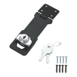 Smith & Locke Hasp & Staple Powder-Coated 89mm