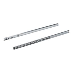 Essentials Steel Self-Closing Ball Bearing Drawer Runners 450mm 2 Pack