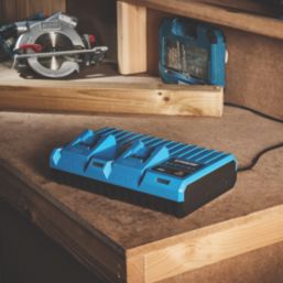 Erbauer KF2P4DCBS 18/36V 4.0/8.0Ah Lithium EXT Batteries & Charger 3 Pack