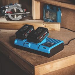 Erbauer KF2P4DCBS 18/36V 4.0/8.0Ah Lithium EXT Batteries & Charger 3 Pack