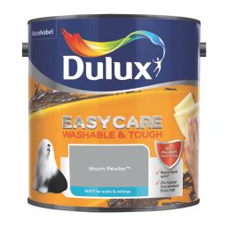 Dulux EasyCare Washable & Tough 2.5Ltr Warm Pewter Matt Emulsion  Paint