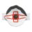 JSP SpringFit FFP3 Disposable Face Masks P3D 10 Pack