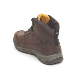 DEWALT Pasco Size 9  Brown  Steel Toe Cap Safety Boots