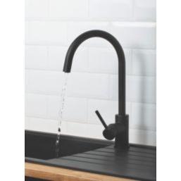 Bristan Pistachio Kitchen Mono Mixer Black