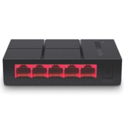 TP-Link Mercusys MS105G 5 Port Desktop Network Switch Black