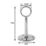 Essentials Rail Centre Bracket Polished Chrome 19mm