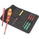 Wera Kraftform Kompakt Extra Slim 1 Tool Finder VDE Interchangeable Insulated Screwdriver Set 7 Pieces