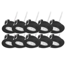 4lite VINOVIA  Fixed & Adjustable  LED Downlight  Black 4W 480lm 10 Pack