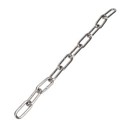 Side-Welded Stainless Steel Long Link Chain 6mm x 5m