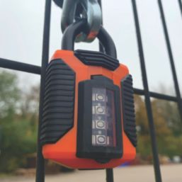 Squire CP50 ATLO Weatherproof  Combination  Padlock Orange 50mm