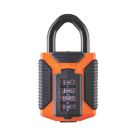 Squire CP50 ATLO Weatherproof  Combination  Padlock Orange 50mm