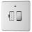 LAP  13A Switched Fused Spur with LED Brushed Stainless Steel