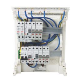 Garo G26B-7AS 26-Module 15-Way Populated  Dual RCD Consumer Unit with SPD